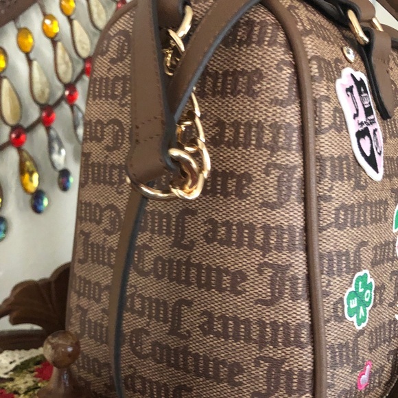 NWT Juicy Couture Chestnut Chino All Things Juicy Satchel - Picture 8 of 11